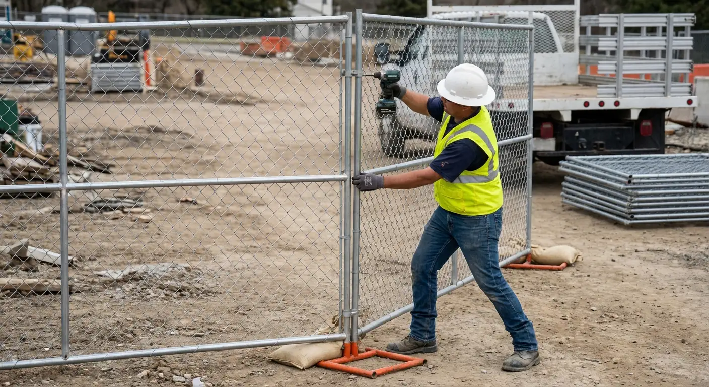 Modular fence reconfiguration system in action in Youngstown, OH