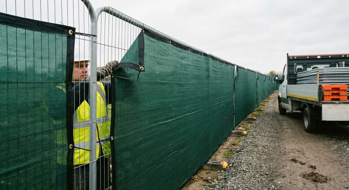 High security temporary fencing perimeter in Youngstown, OH