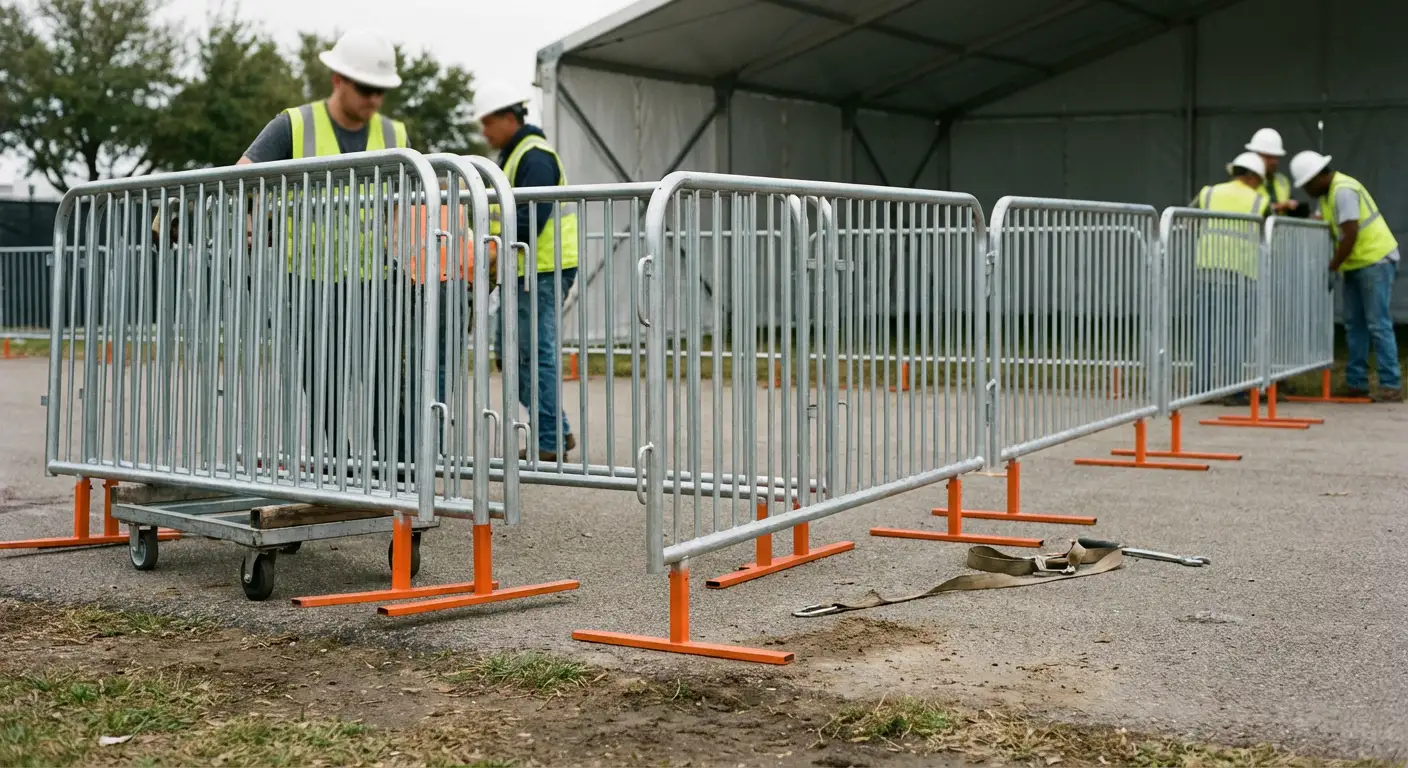 Pedestrian Barricades in Youngstown, OH