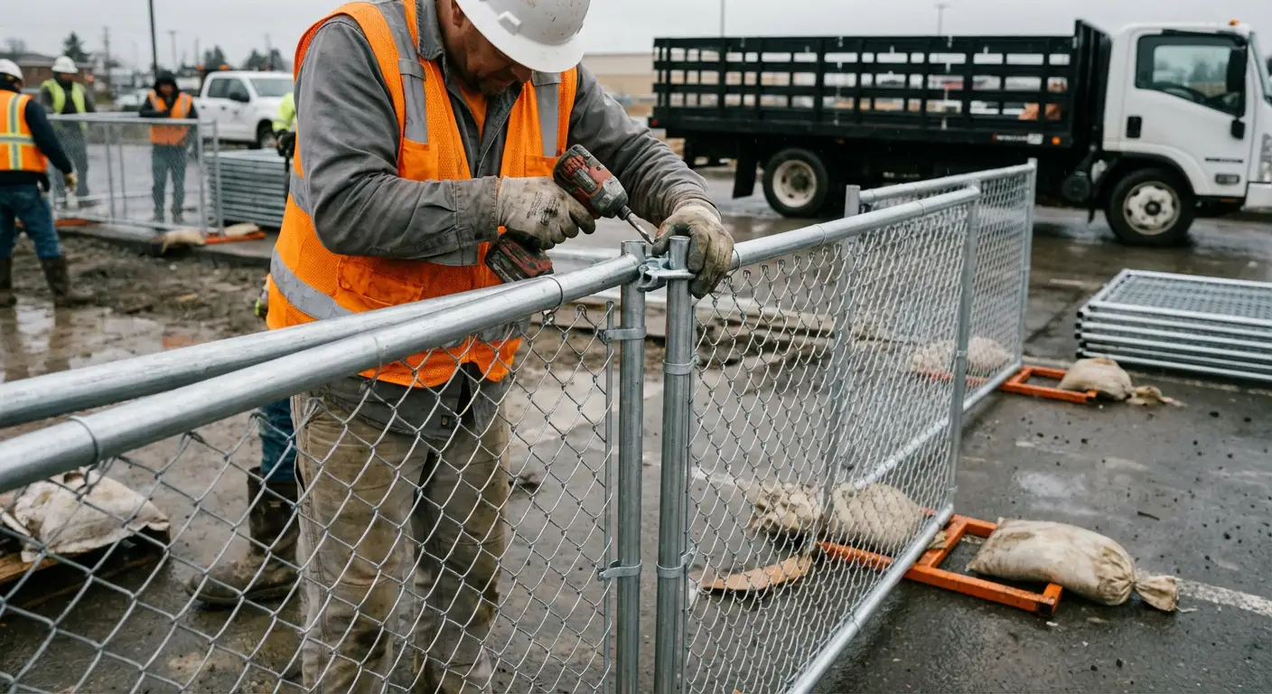Physical security fencing for site investigation in Youngstown, OH