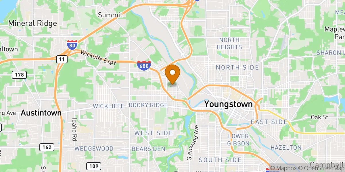  neighborhood map in Youngstown, OH