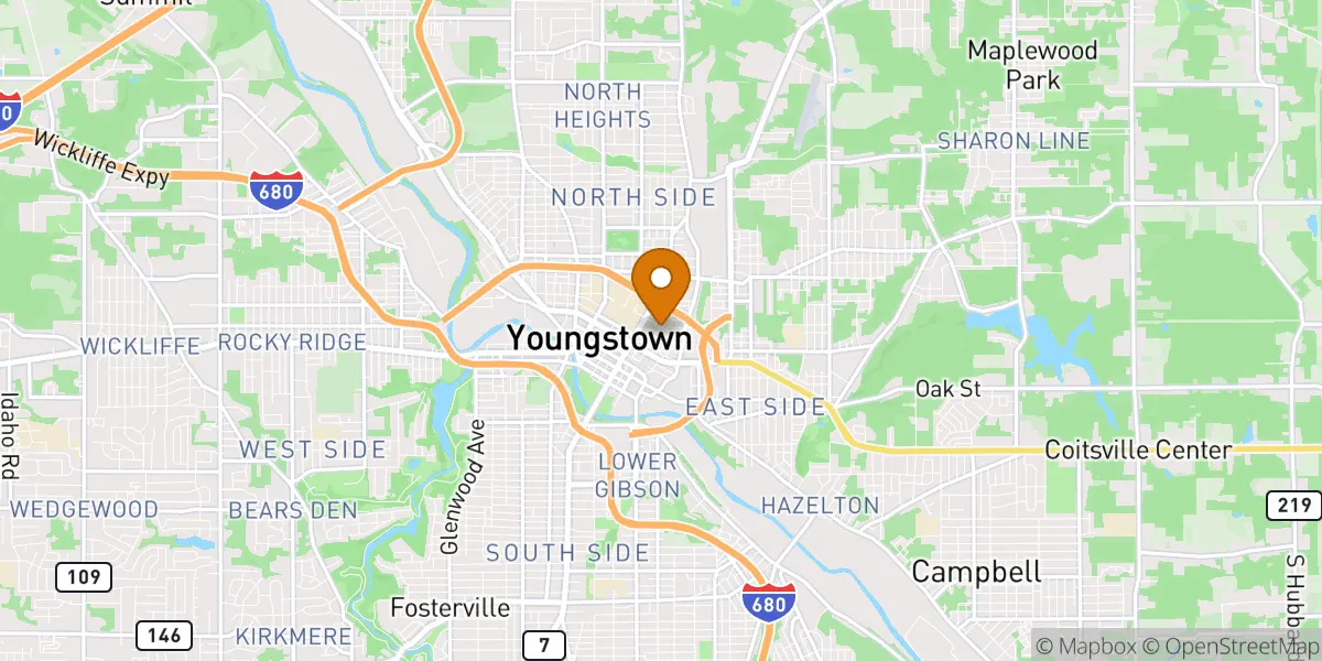  neighborhood map in Youngstown, OH