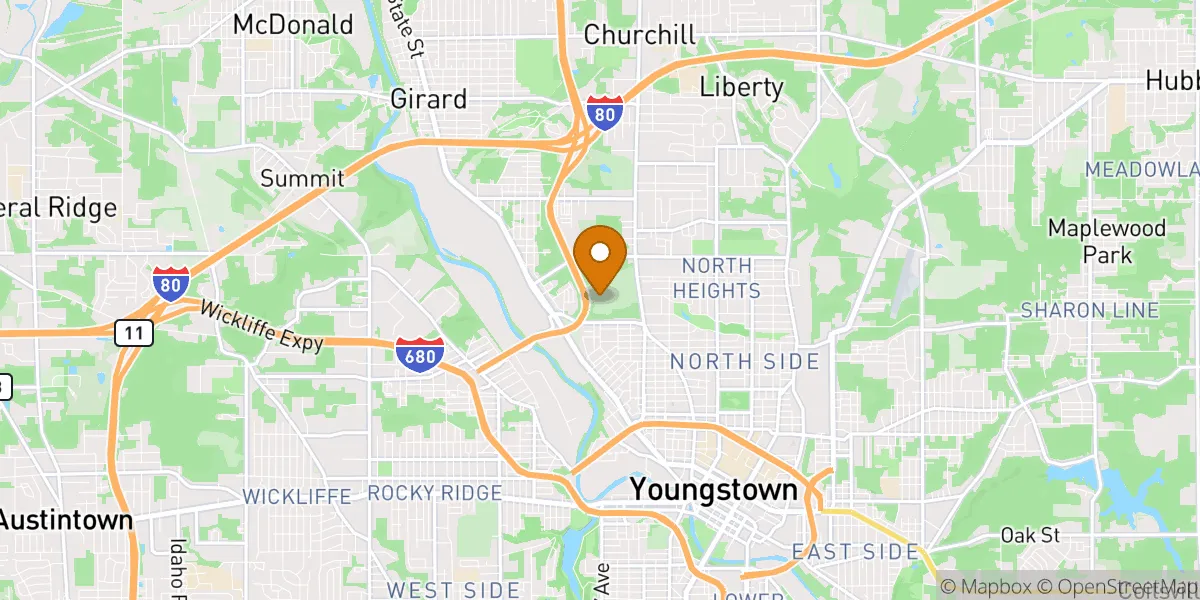  neighborhood map in Youngstown, OH