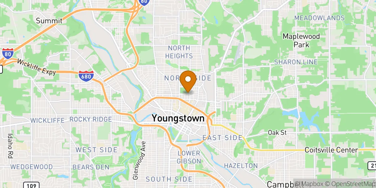  neighborhood map in Youngstown, OH