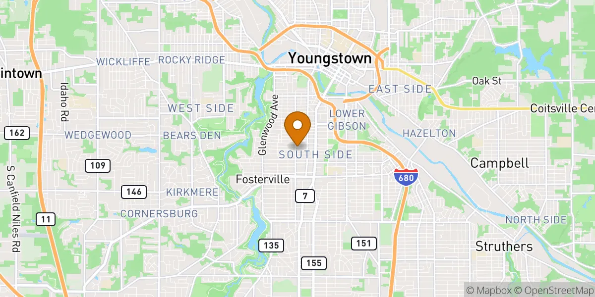  neighborhood map in Youngstown, OH