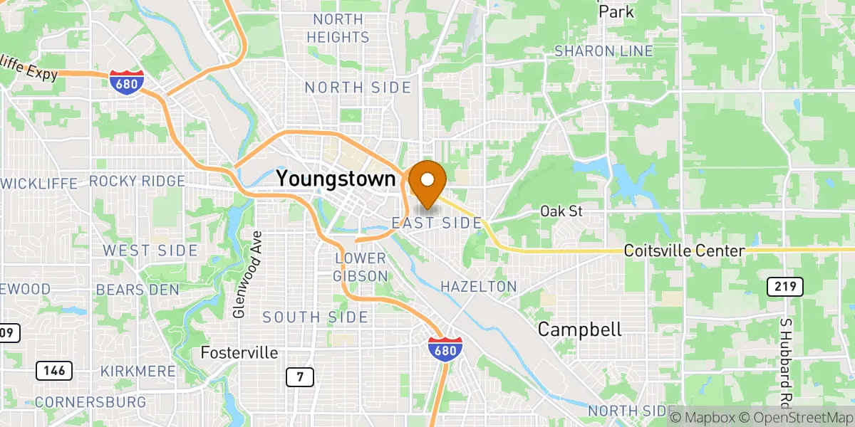  neighborhood map in Youngstown, OH