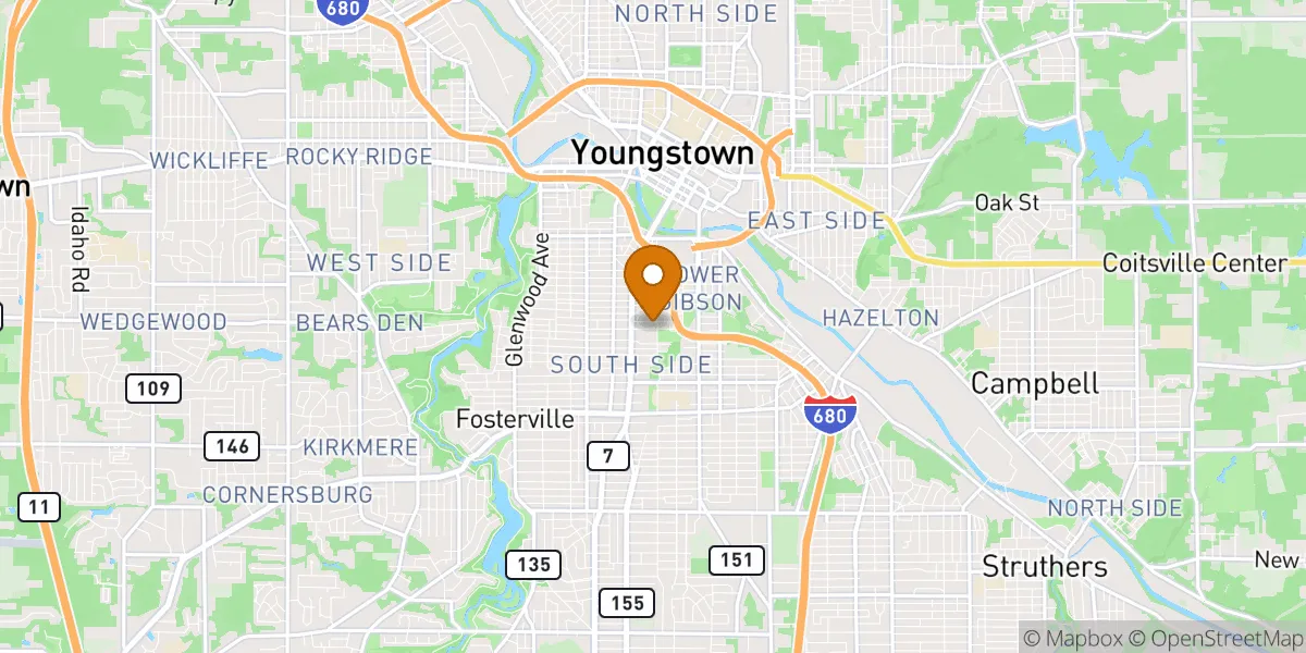  neighborhood map in Youngstown, OH