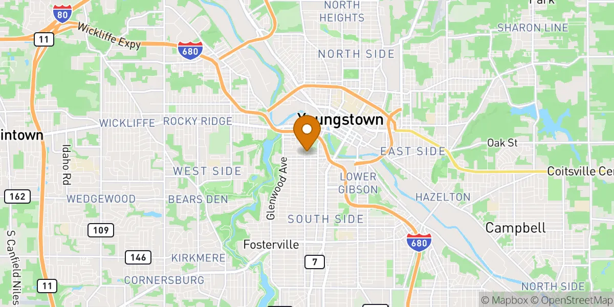  neighborhood map in Youngstown, OH