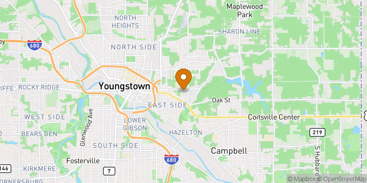  neighborhood map in Youngstown, OH