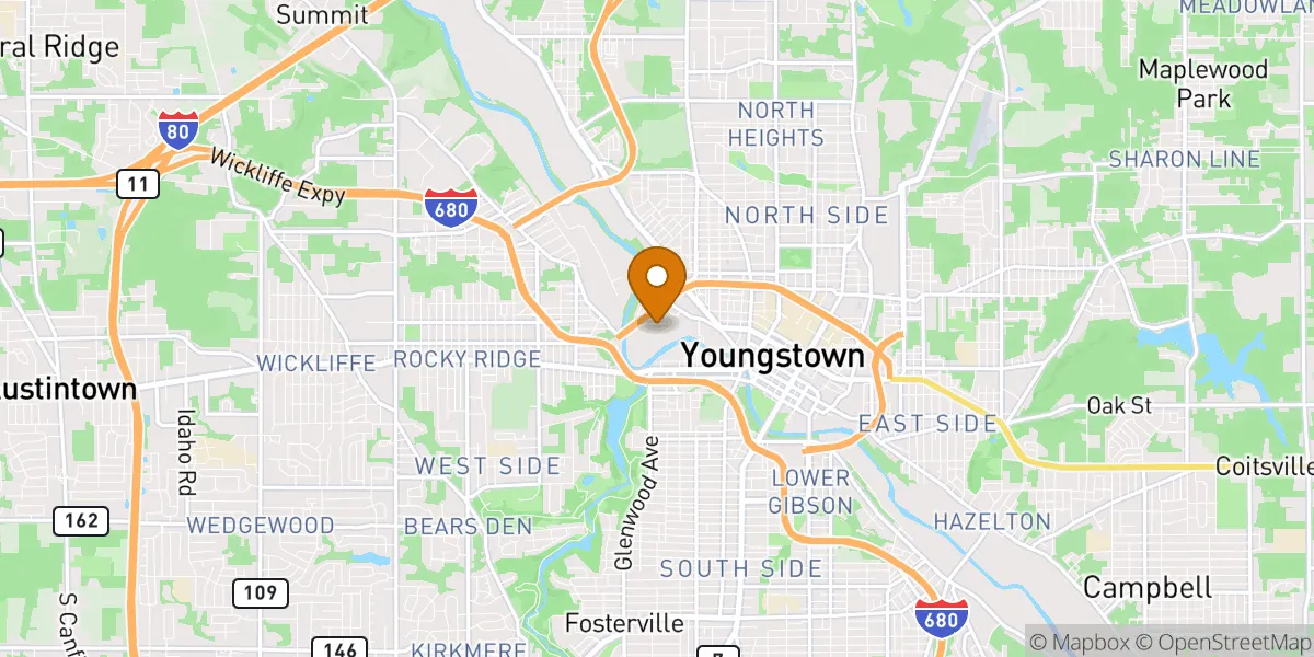  neighborhood map in Youngstown, OH