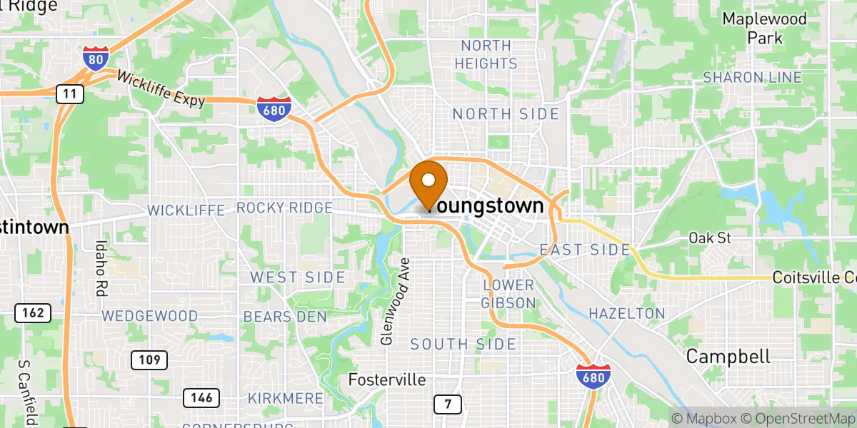 neighborhood map in Youngstown, OH
