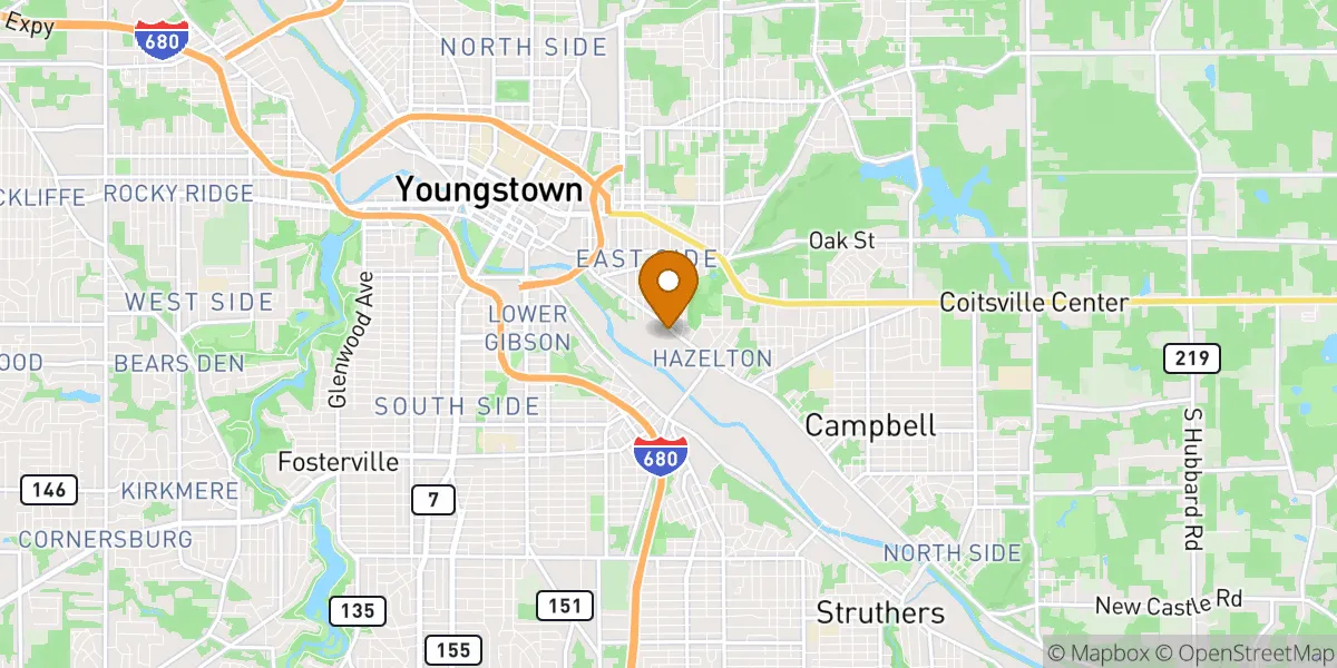  neighborhood map in Youngstown, OH