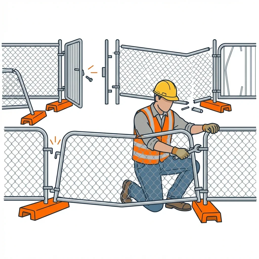 Diagram showing crowd control failure points and safety zones in Youngstown, OH